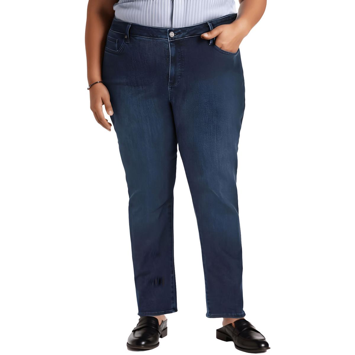 NYDJ Womens Emma Stretch Denim Slim Jeans Plus BHFO 3572 - Picture 3 of 3