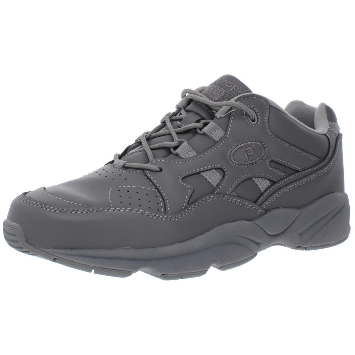 Propet Womens Stability Walker Gray Walking Shoes 7.5 Extra Wide (4E ...