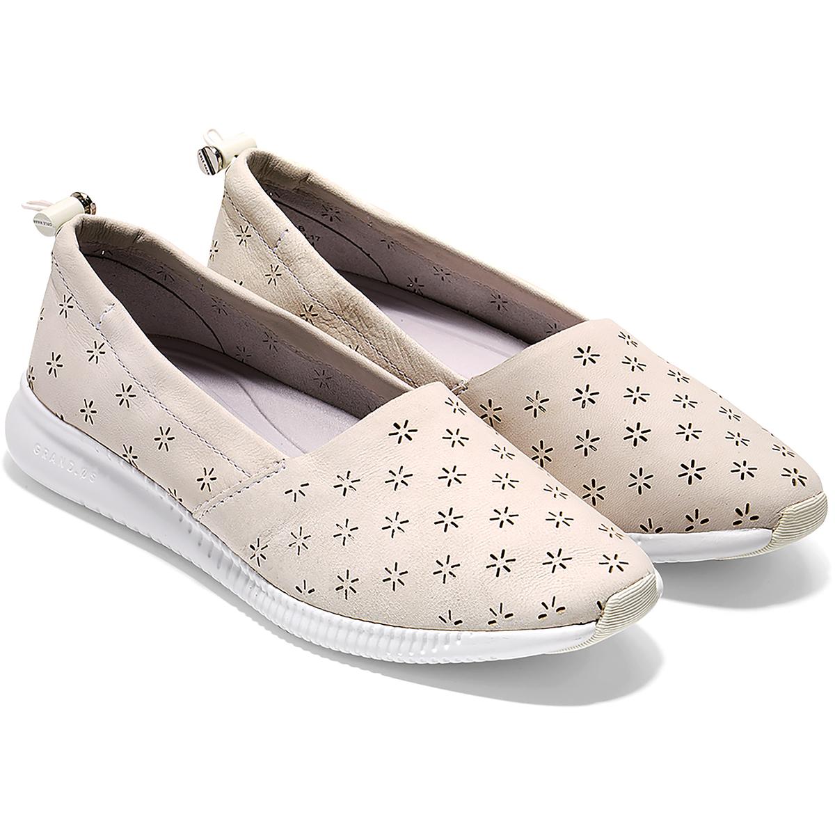 Cole Haan Womens Studio Grand Nubuck Perforated Slip On Sneakers Shoes BHFO 3904 eBay