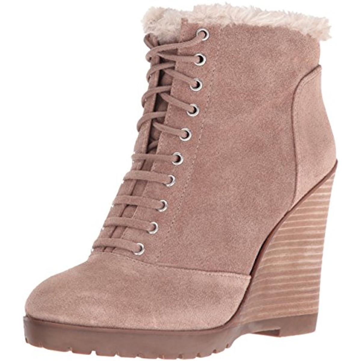 Jessica Simpson 8023 Womens Kaelo Faux Fur Lined Faux Fur Wedge Boots ...
