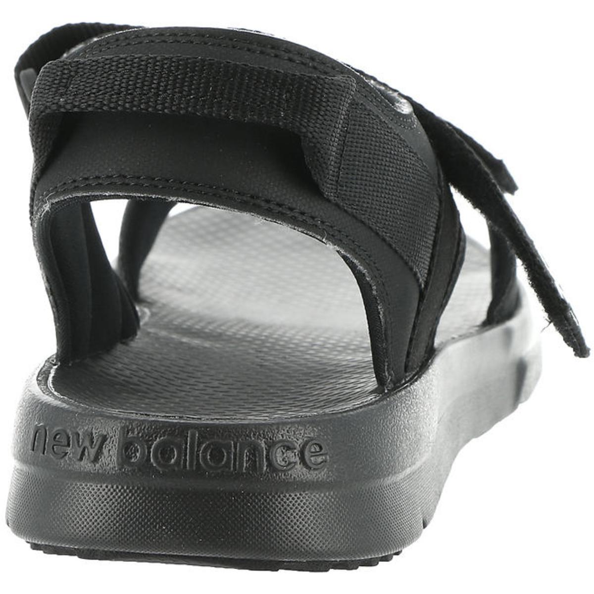 New Balance Mens 250 Black Casual Strap Sandals Shoes 10 Medium (D