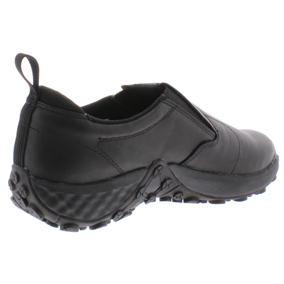 Merrell Womens Jungle Moc Black Leather Work Shoes 10 Medium (B,M) BHFO
