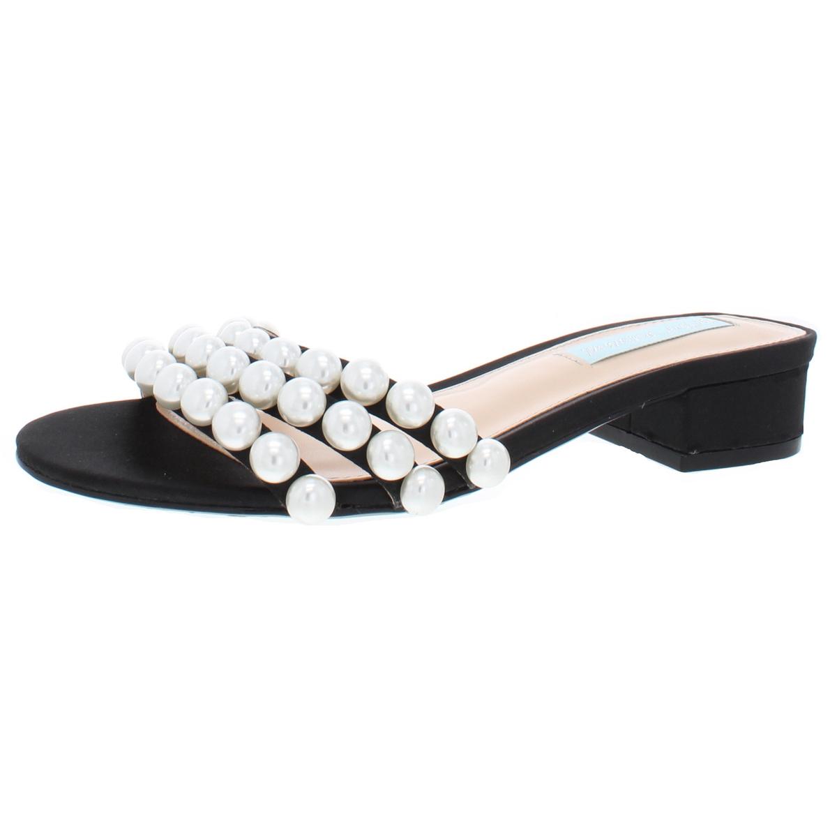 betsey johnson pearl sandals