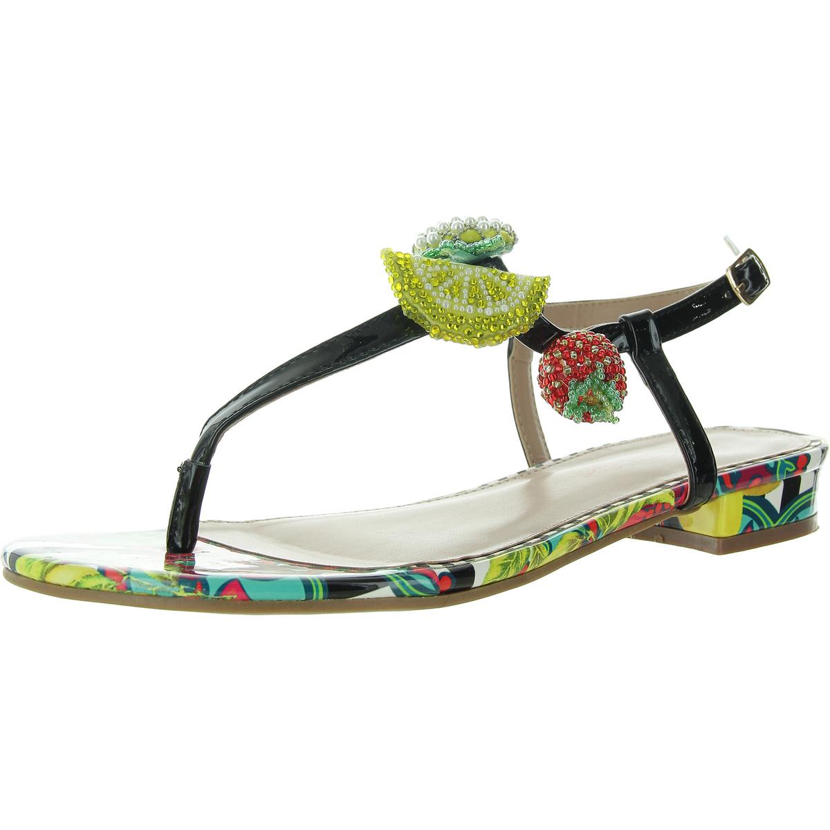 Betsey Johnson Damen Aniston verzierte Fersenriemen-Sandalen BHFO 8596 - Bild 4 von 6