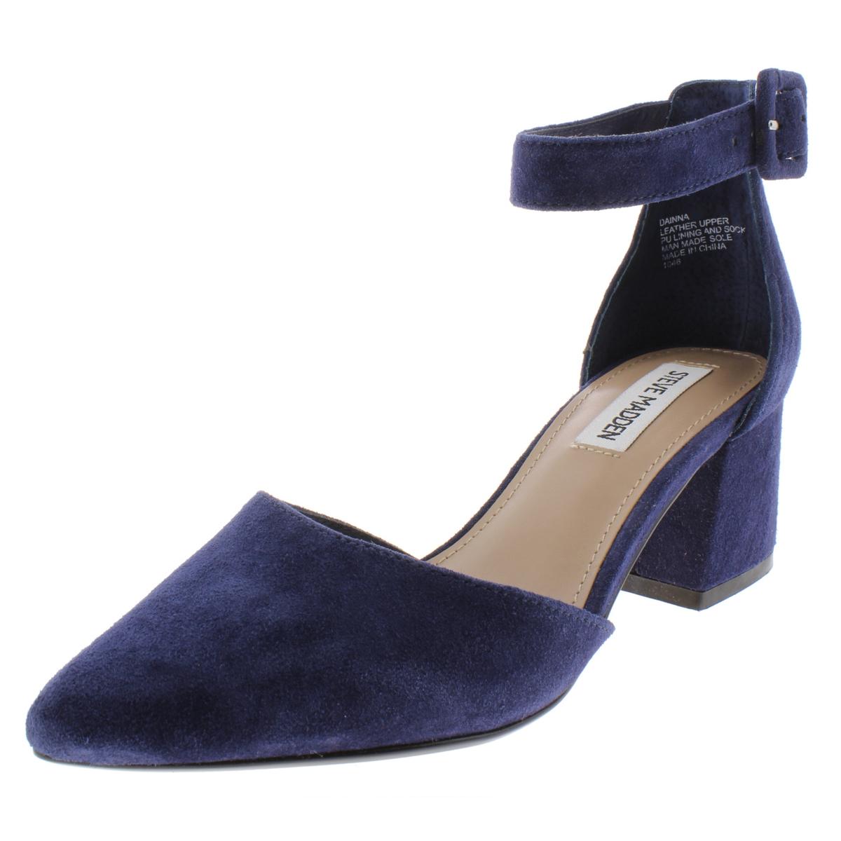 Steve Madden Womens Dainna Navy D'Orsay Heels Shoes 7.5 Medium (B,M ...