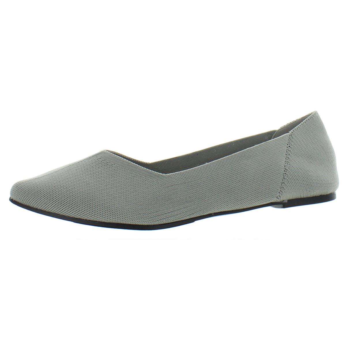 mia kerri pointed toe flyknit flat