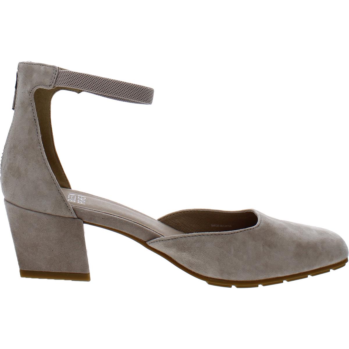 Eileen Fisher Womens Veery Suede Square Toe Block Heels Shoes BHFO 9363 - Picture 5 of 6