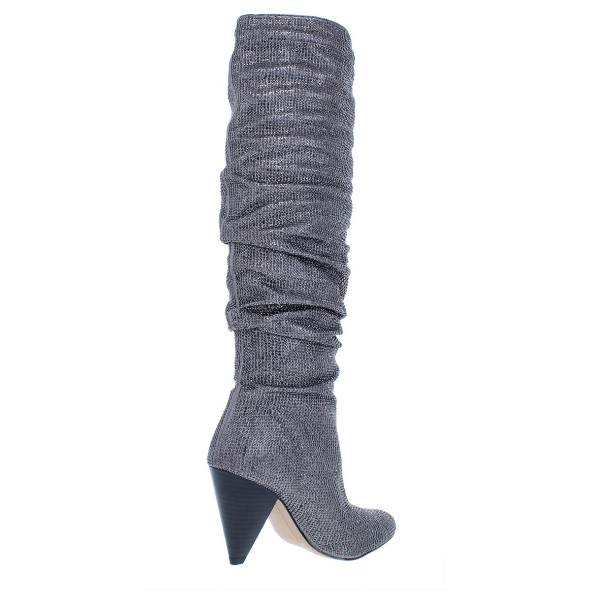 INC Womens Gerii 3 Embellished Slouchy Fashion Knee-High Boots Shoes BHFO 0642