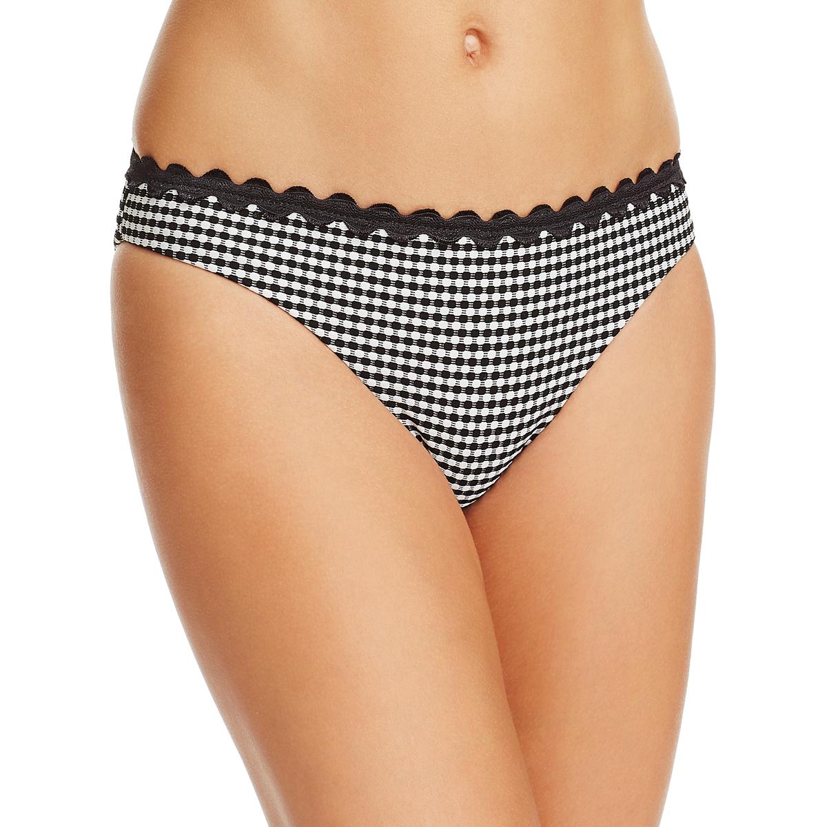 Becca Womens Mardi Gras Black Hipster Swim Bottom Separates Swimsuit M BHFO 3573