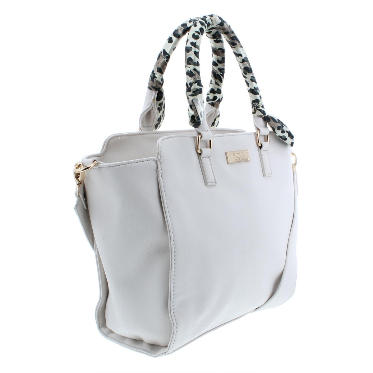 BCBG Paris Womens Faux Leather Animal Print Satchel Handbag Purse BHFO 2197 | eBay