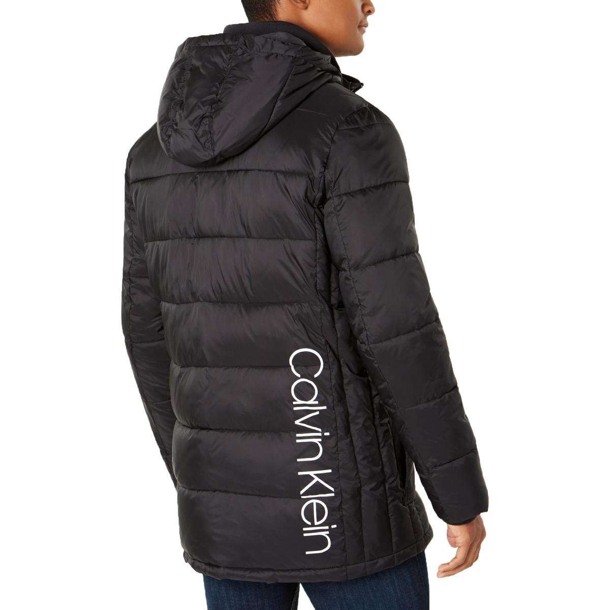 Calvin Klein Mens Winter Hooded Mid Length Puffer Jacket Outerwear Bhfo 1957 Ebay 2403