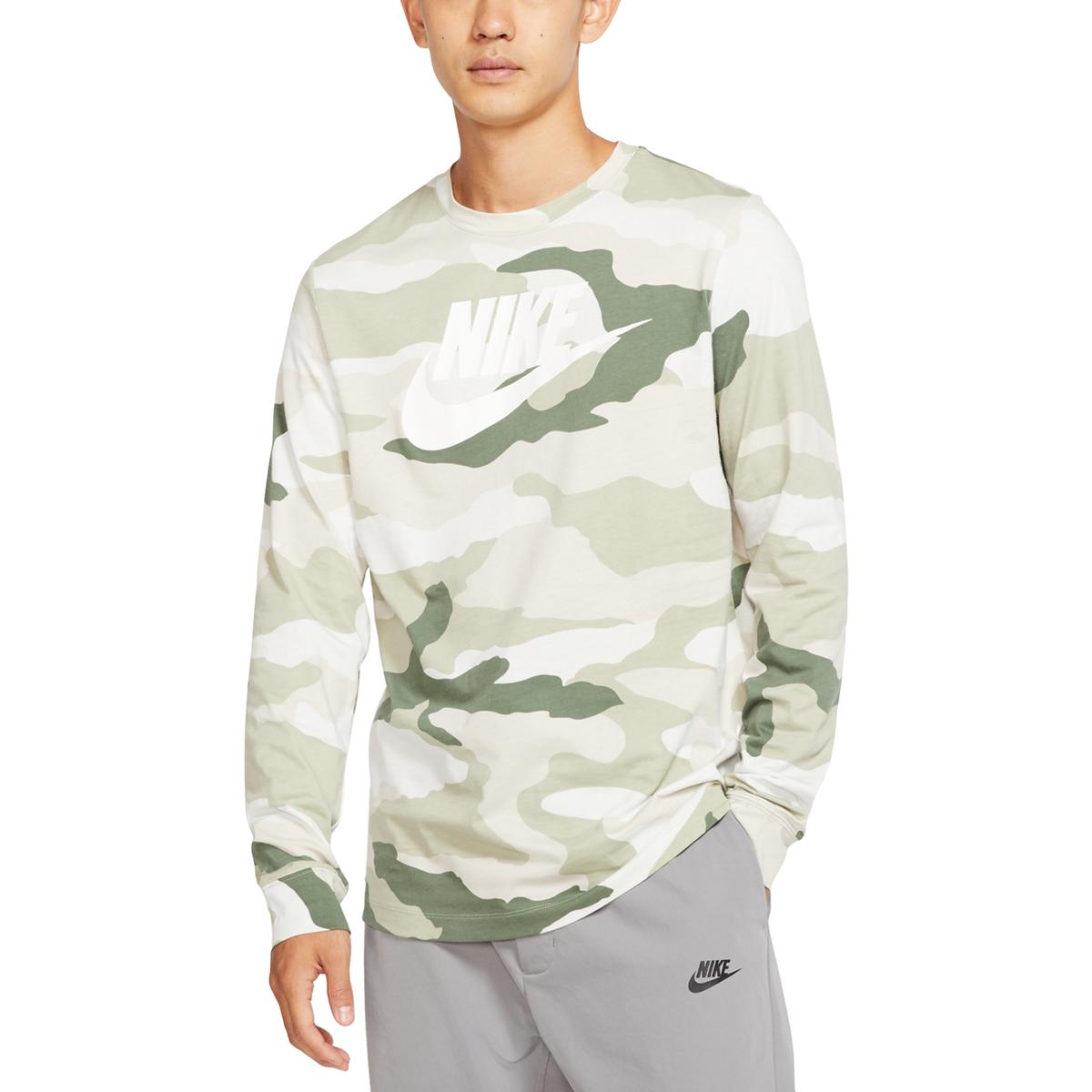 Nike Mens Green Camouflage Logo Top Shirts & Tops XXL BHFO 0274 | eBay