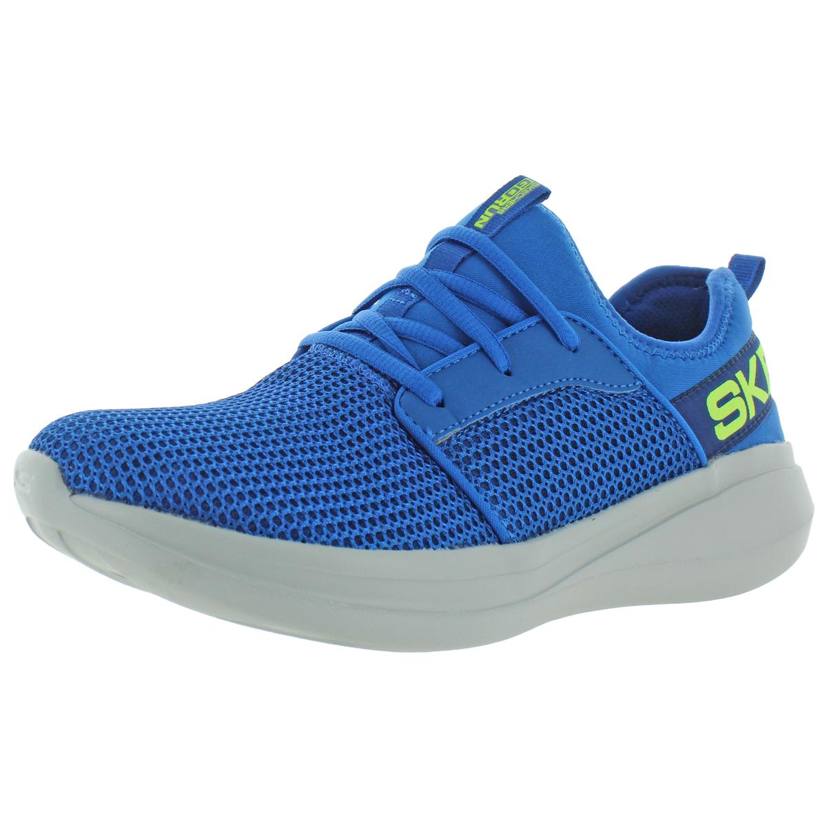 all blue shoes