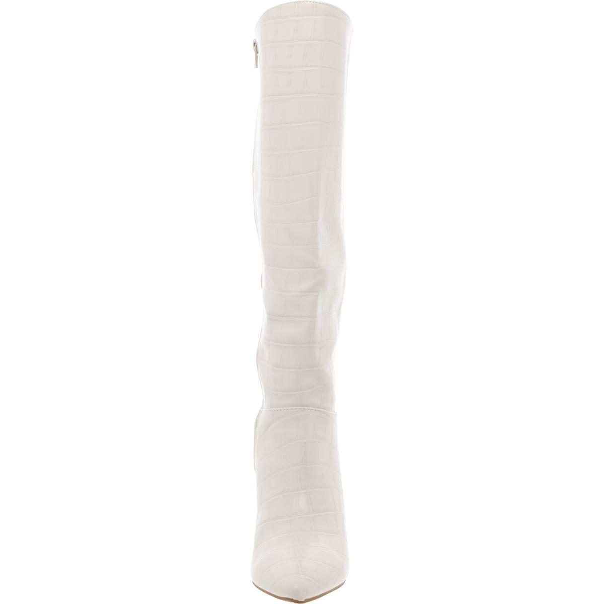 Journee Collection Womens Faux Leather Wide Calf Knee-High Boots Shoes BHFO 6813 - Picture 6 of 6