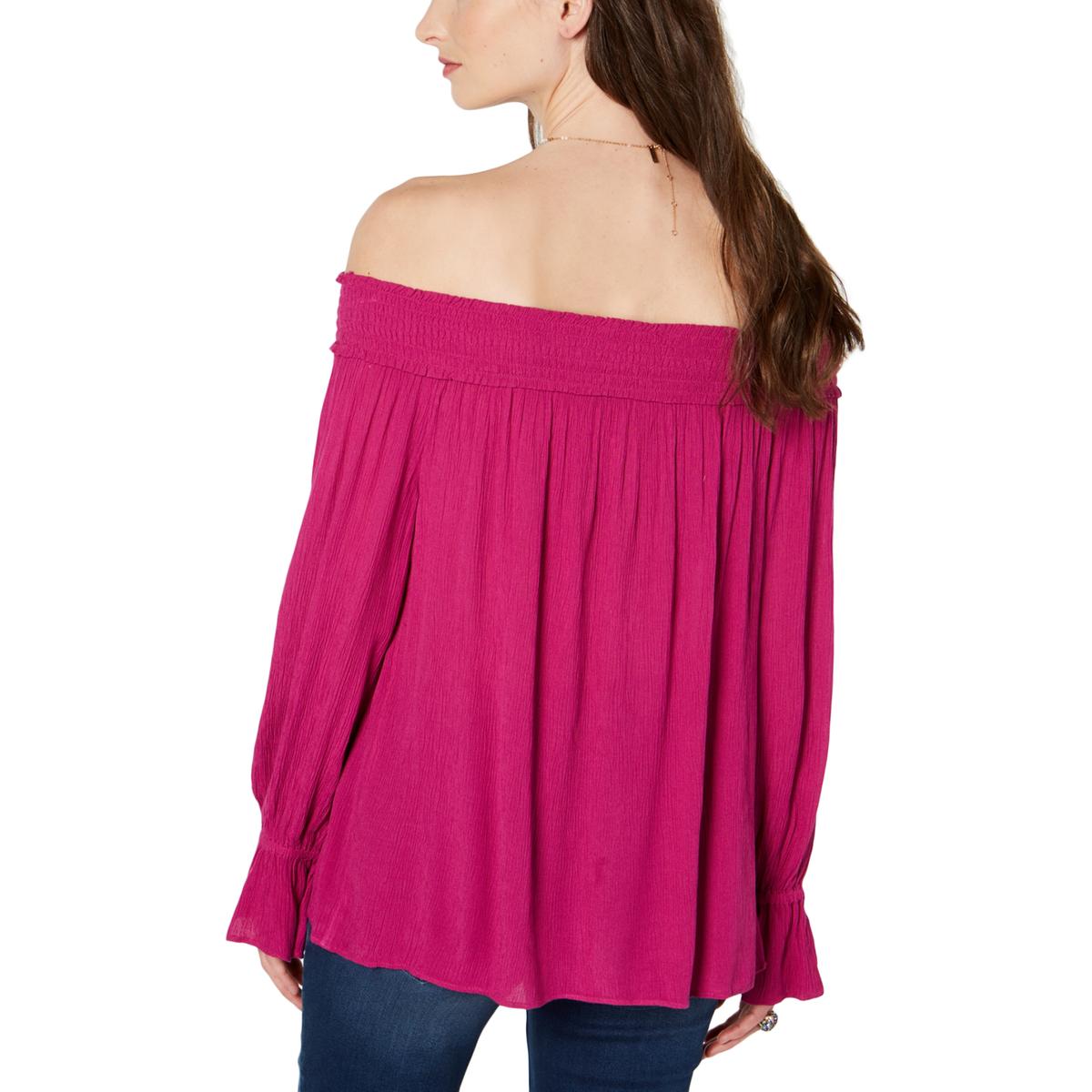 cropped peasant tee