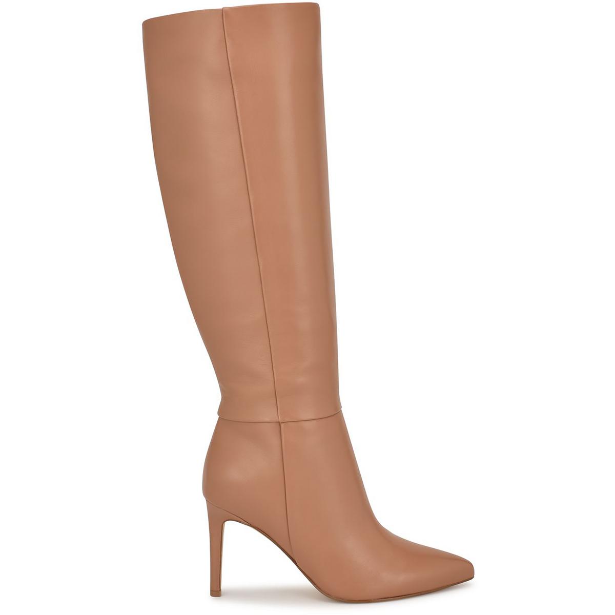 Nine West Richy elegante hohe kniehohe Damenstiefel aus Leder Schuhe BHFO 7607 - Bild 11 von 13