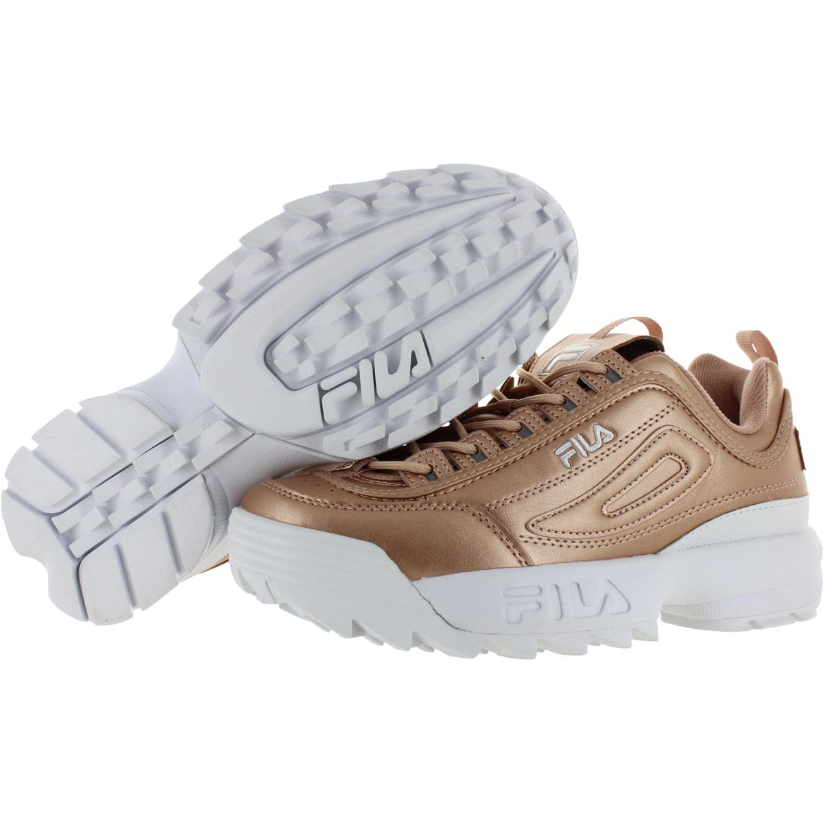 fila disruptor faux leather