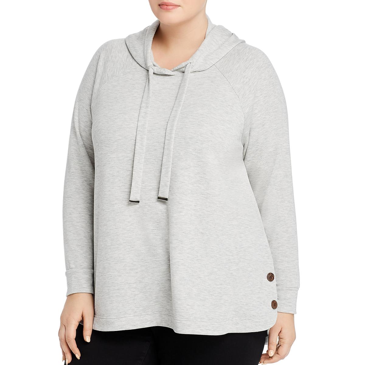 Cupio Blush Womens Hi-Low Comfy Cozy Hoodie Loungewear ...