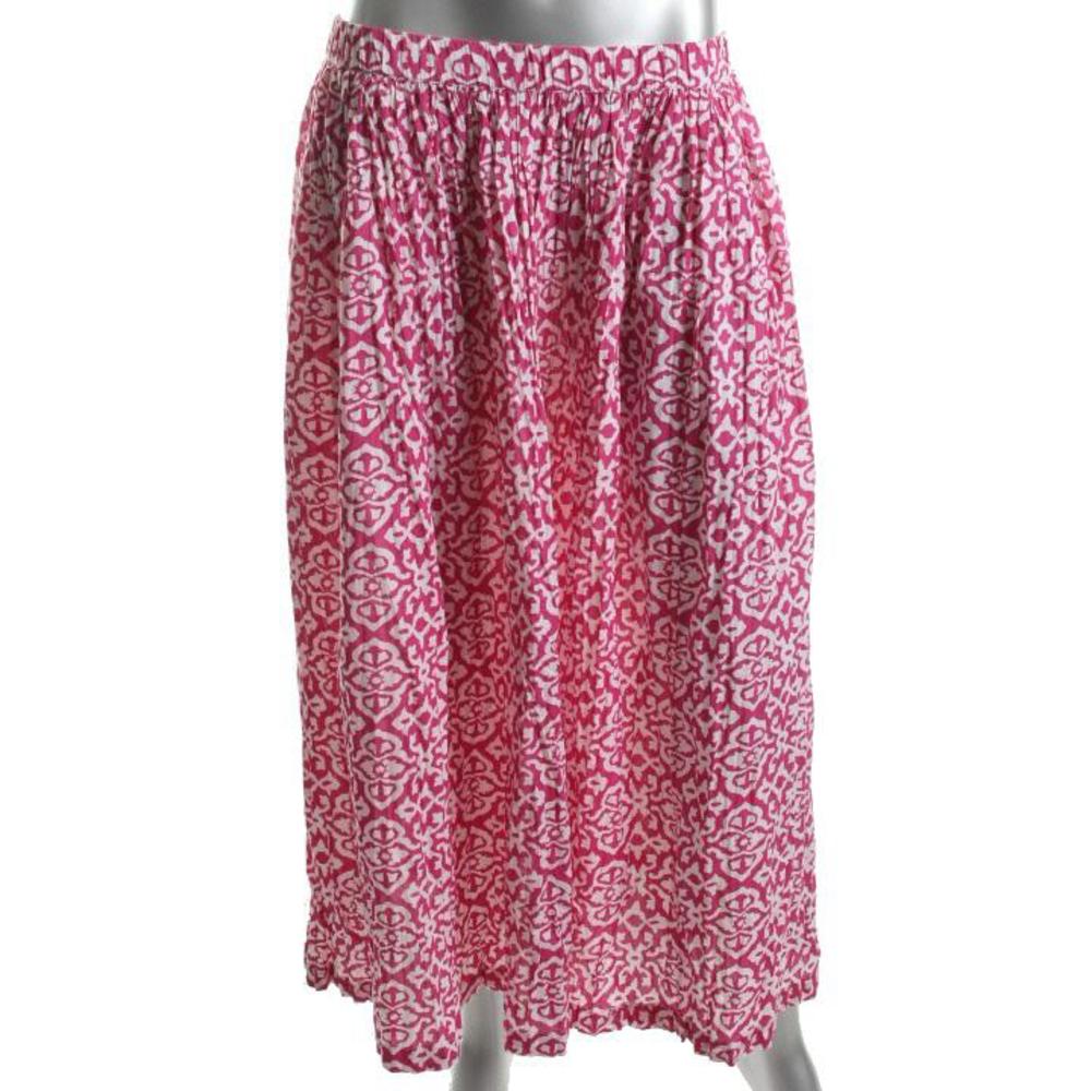 Chater Club NEW Pink Cotton Pattern MID Cal