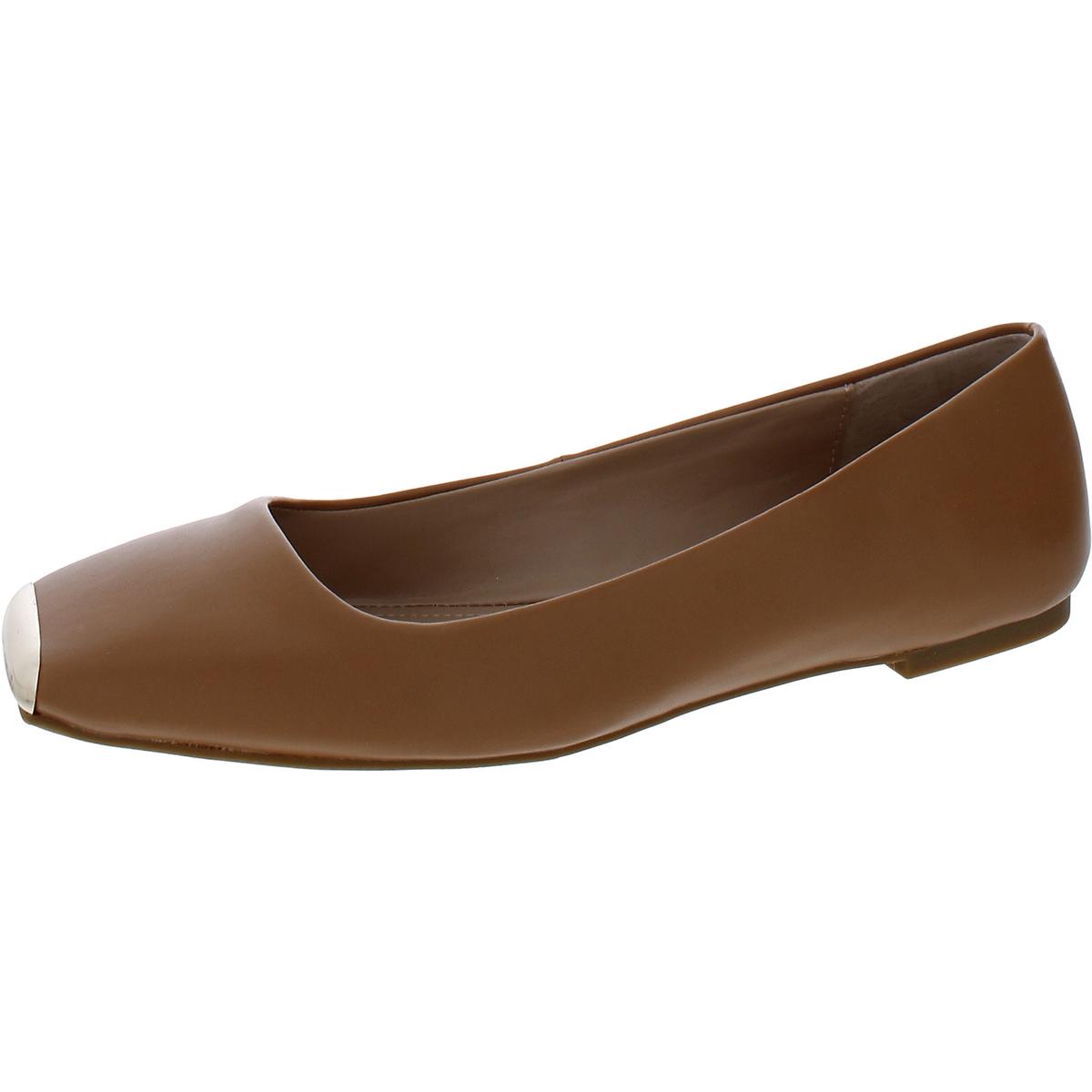 Alfani Womens Neptoon Square Toe Slip On Ballet Flats Shoes BHFO 2568