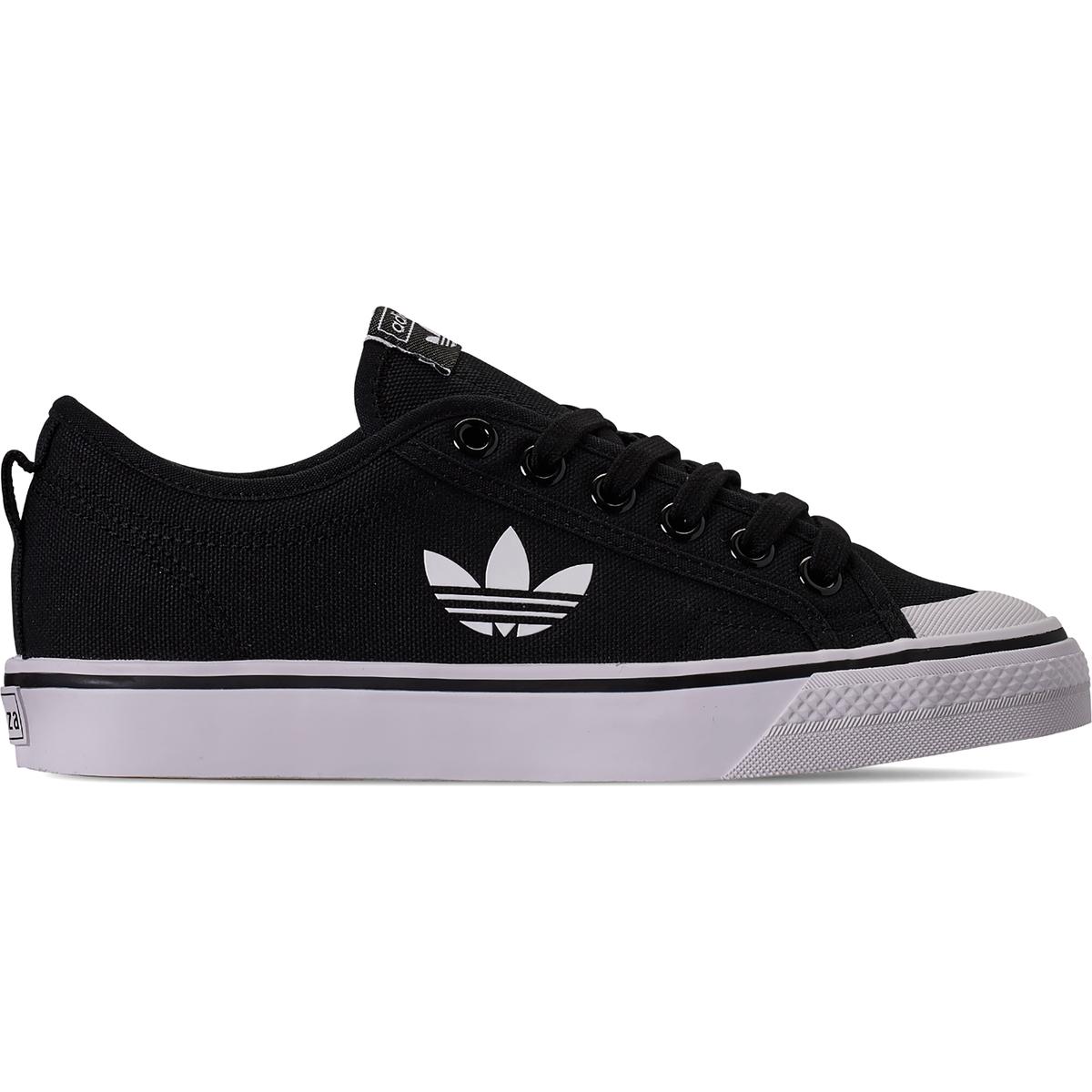 adidas Originals Womens Nizza Trefoil B/W Fashion Sneakers 9 Medium (B ...