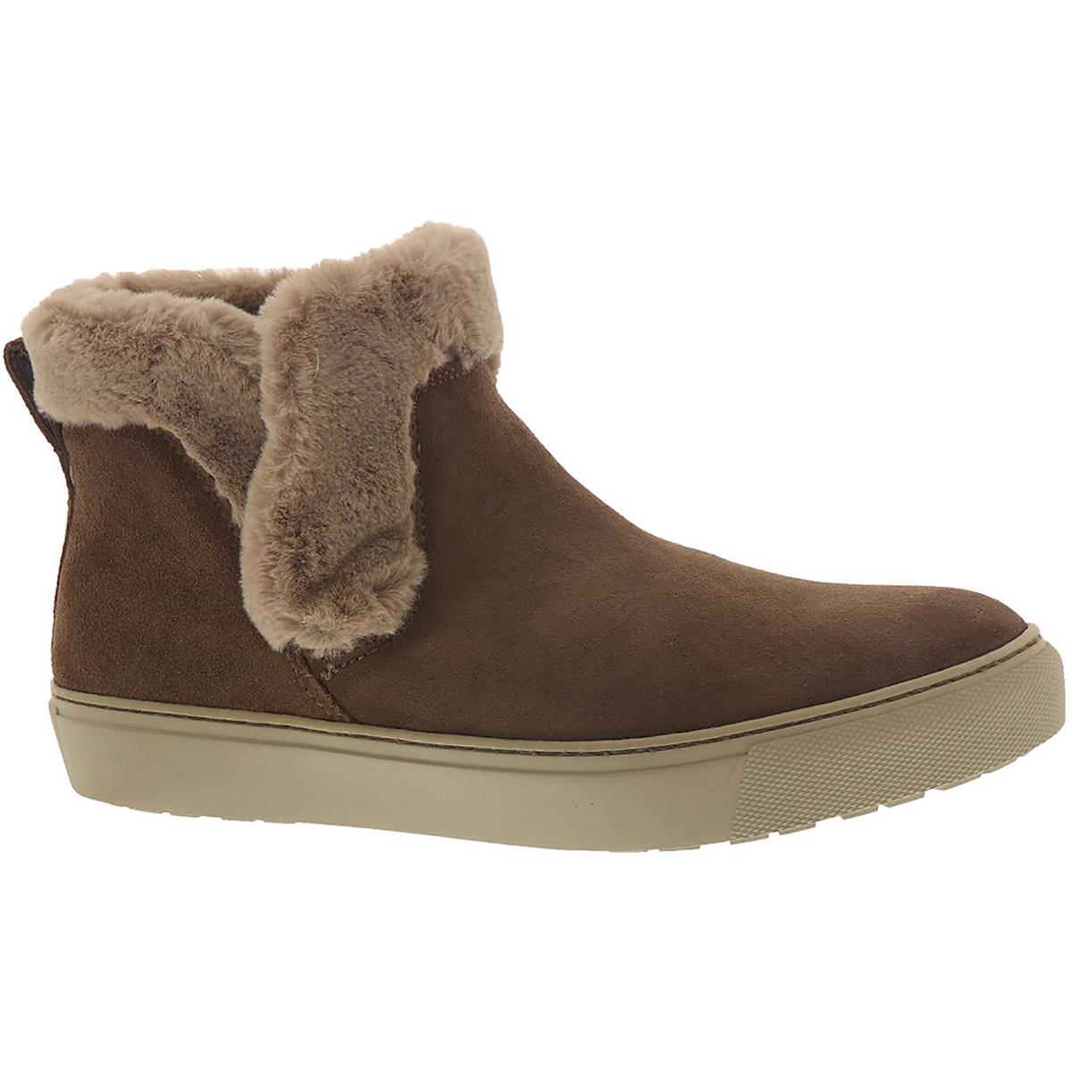 Cougar Womens Duffy Synthetic Faux Fur Trim Ankle Boots Shoes BHFO 5203