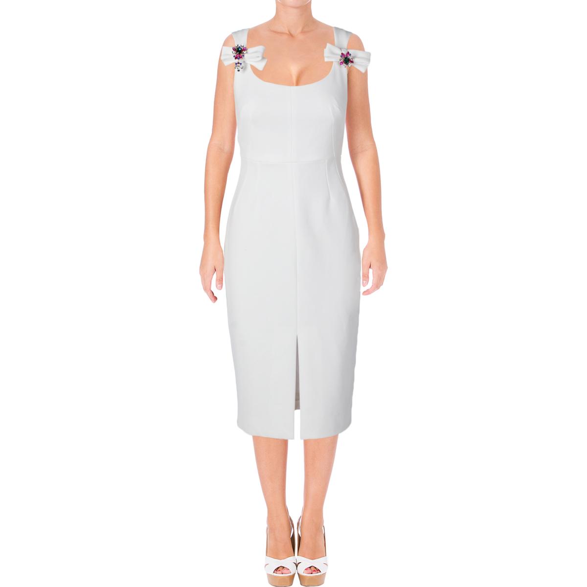 white crepe gown