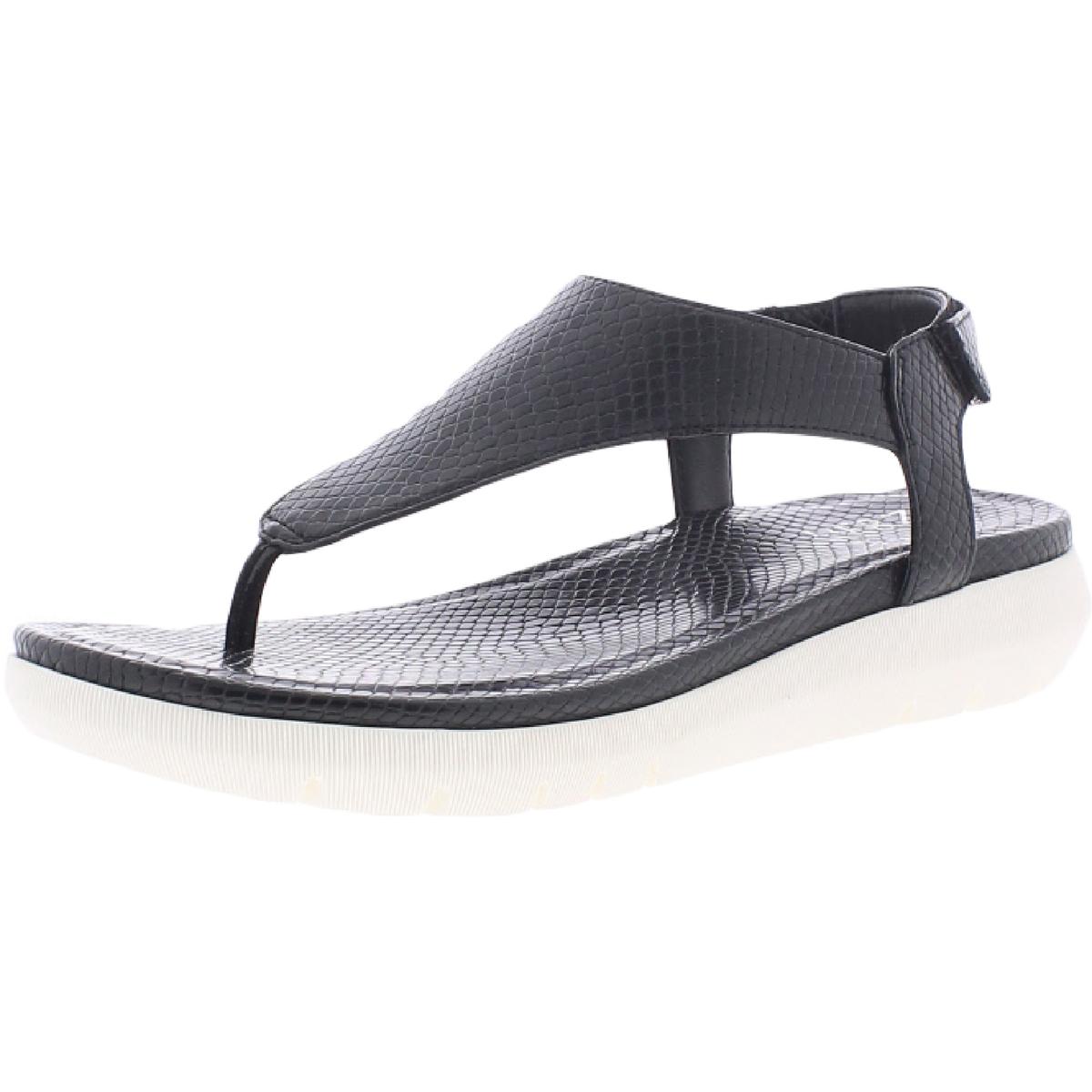 Naturalizer Womens Meghan Black Thong Sandals Shoes 6 Medium (B M) BHFO ...