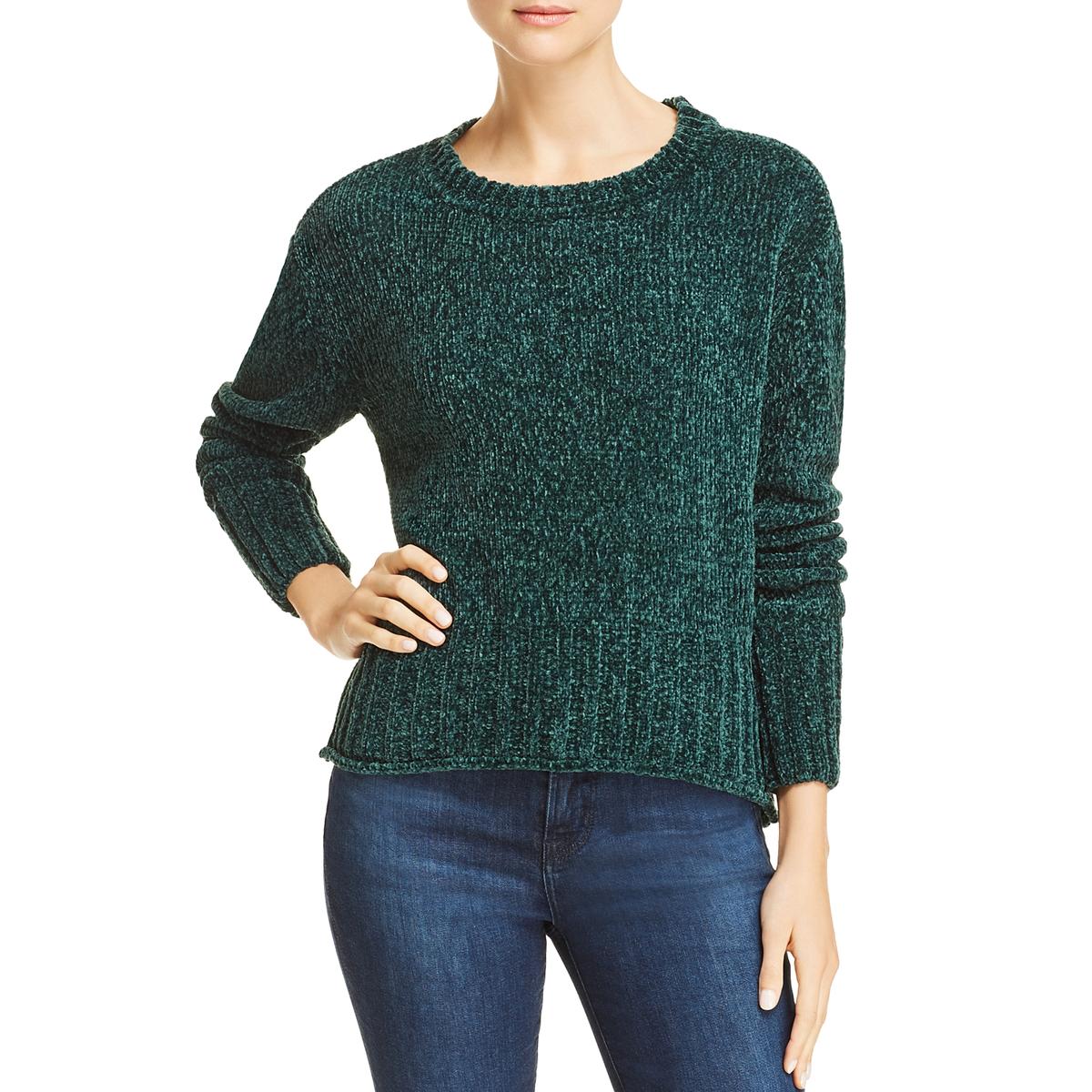 Aqua Womens Green Knit Winter Daytime Pullover Sweater Top M BHFO 3407 ...