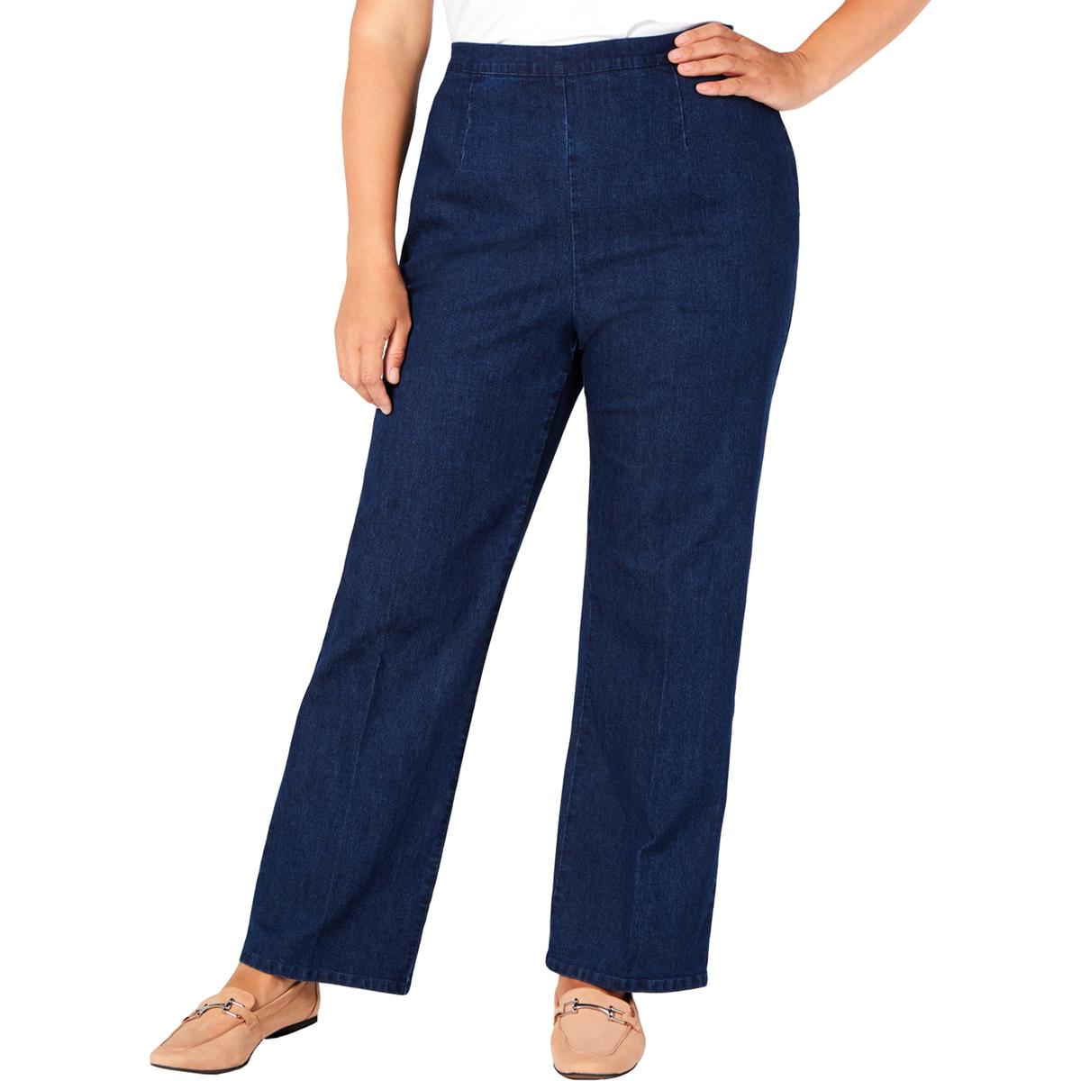 Alfred Dunner Womens Lake Tahoe Blue Classic-Fit Jeans Plus 16W BHFO ...