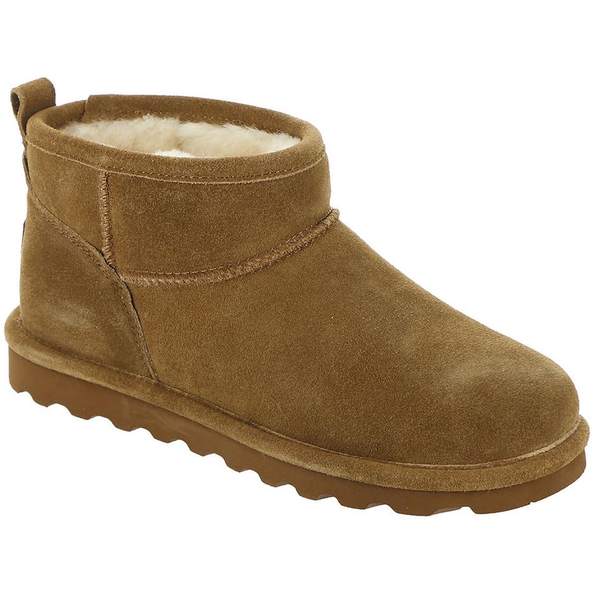 Женские короткие замшевые ботильоны Bearpaw с застежкой на щиколотке Boots BHFO 7373