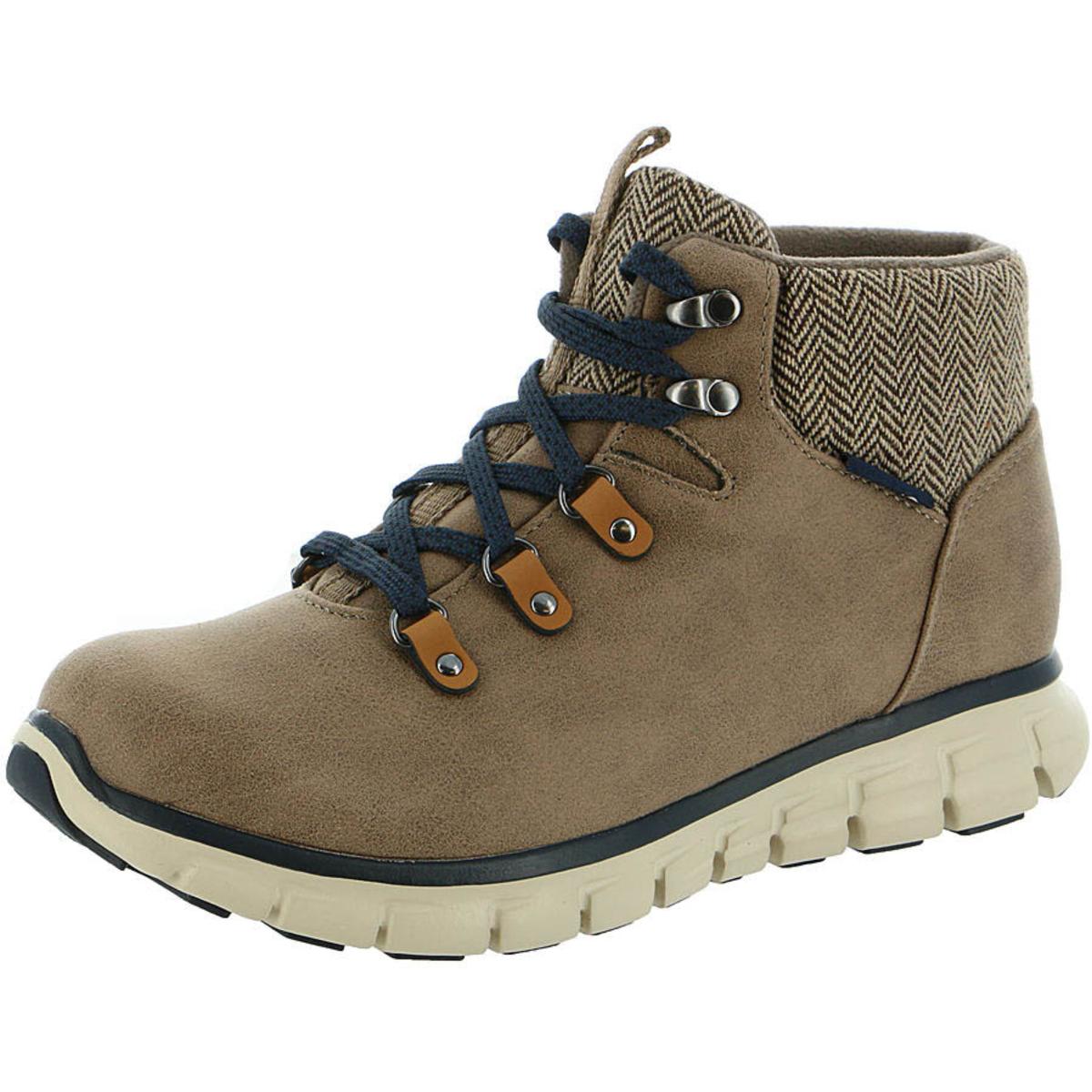 Skechers Womens Synergy-Mountain Dreamer Taupe Ankle Boots 6.5 Medium ...