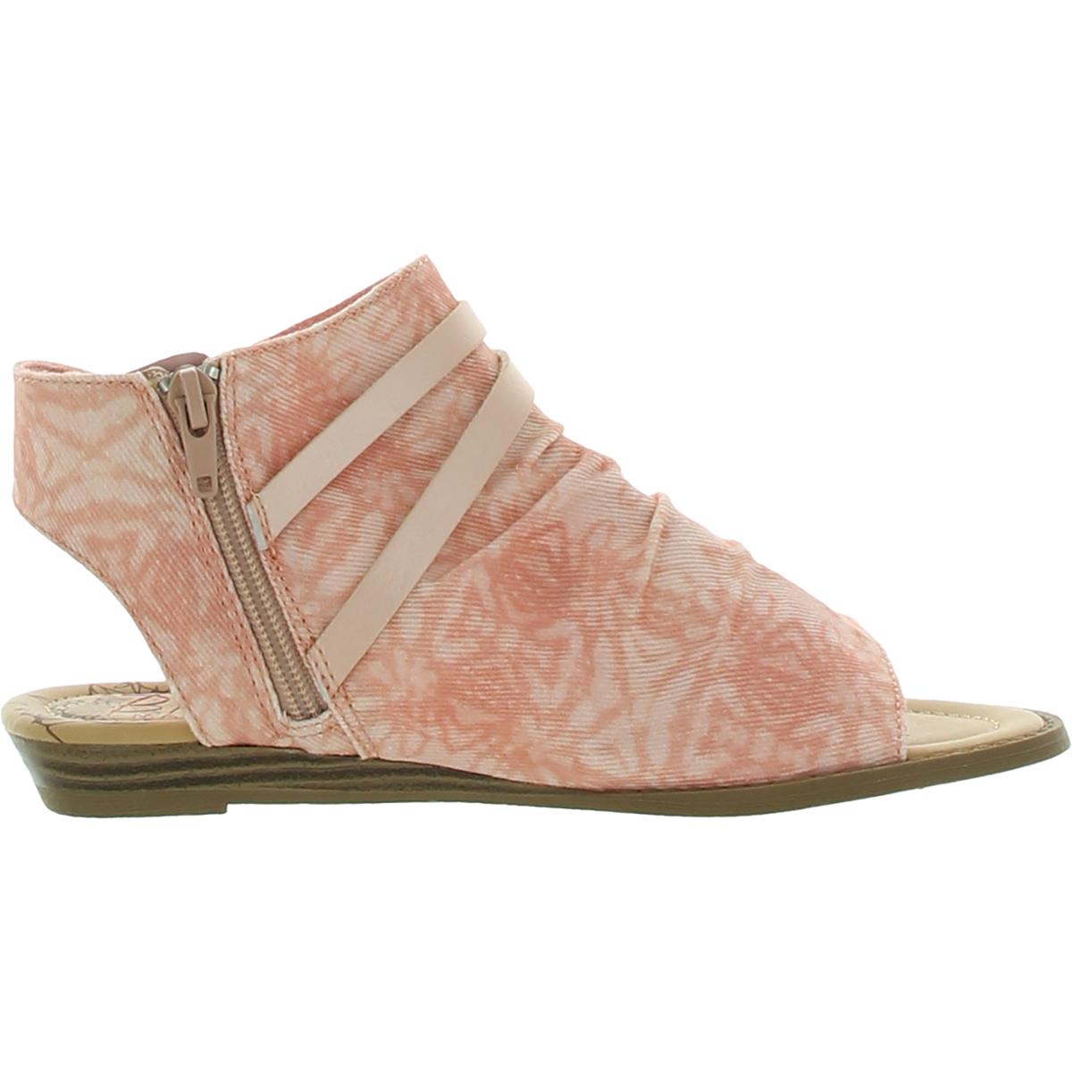 Blowfish Womens Blumoon Slouchy Open Toe Flat Sandals Shoes BHFO