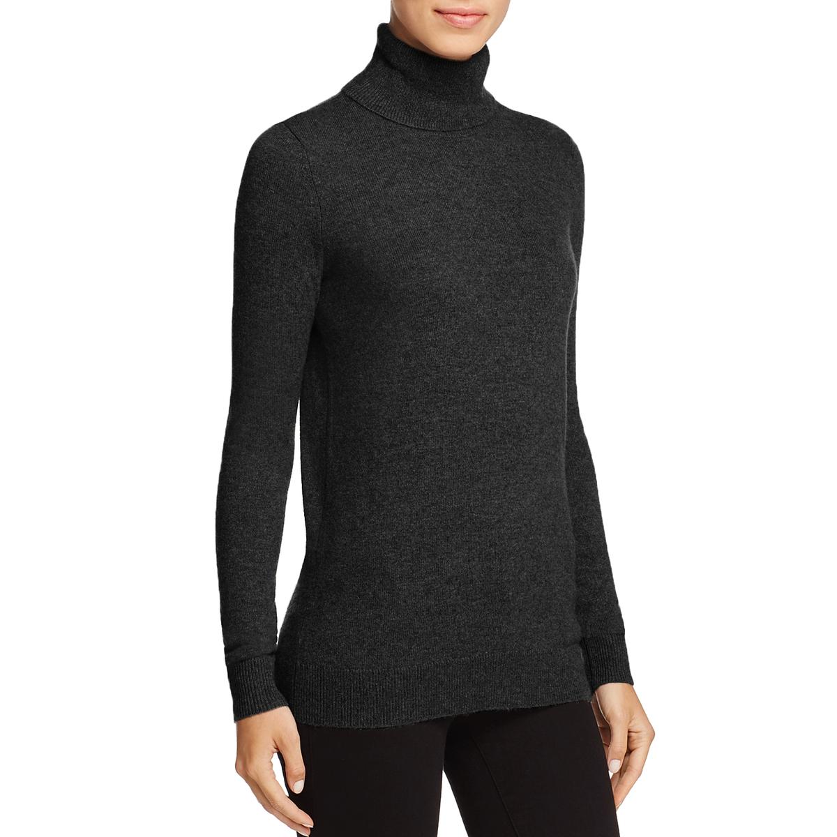 Private Label Womens Cashmere Ribbed Trim Turtleneck Sweater BHFO 6376 ...