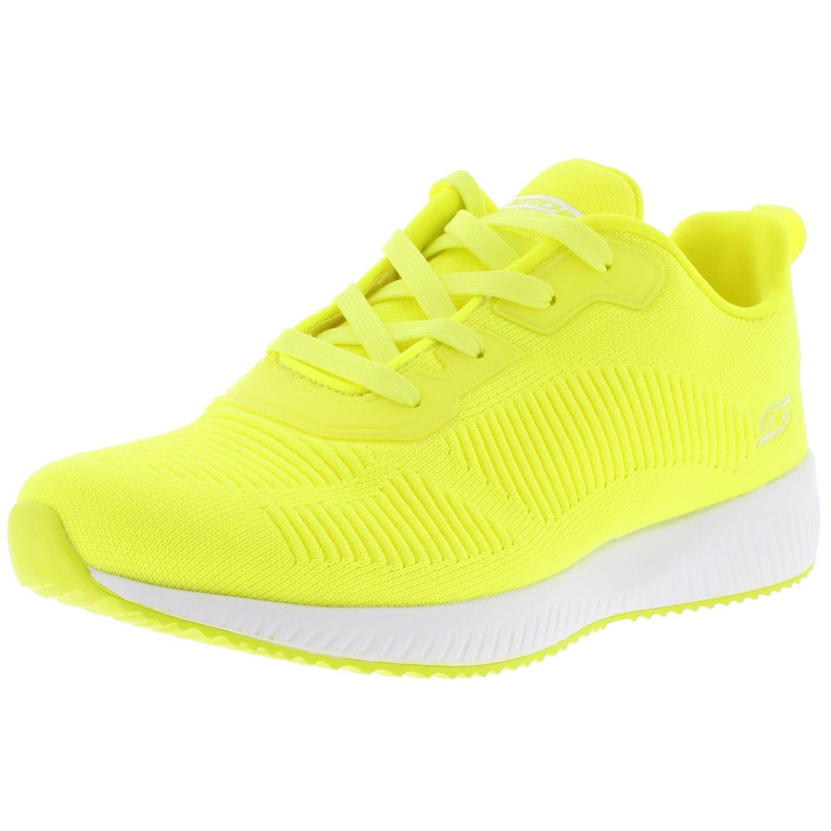 BOBS From Skechers Womens Glowrider Yellow Running Shoes 8