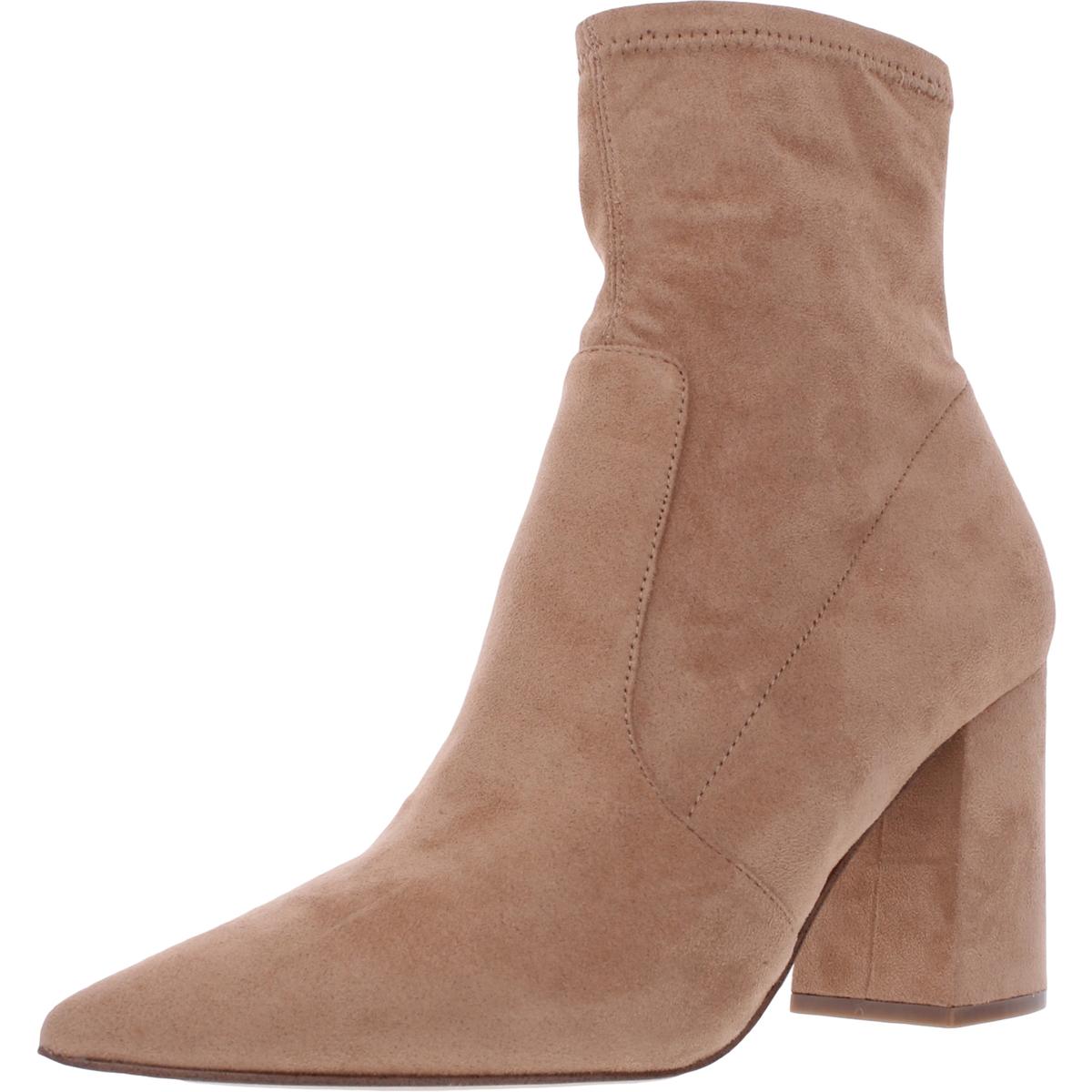 suede tan booties