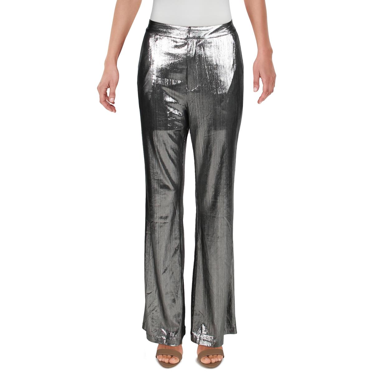 silver trousers womens