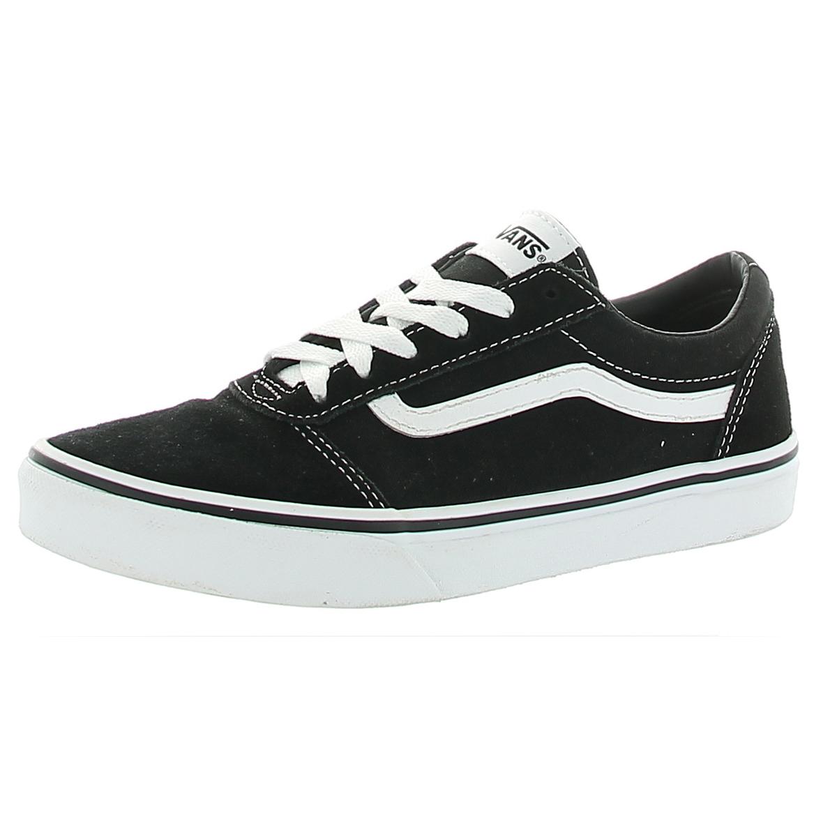 Кроссовки Vans Womens Ward B/W Canvas Skate Shoes Кроссовки 8.5 Medium (D) BHFO 4687