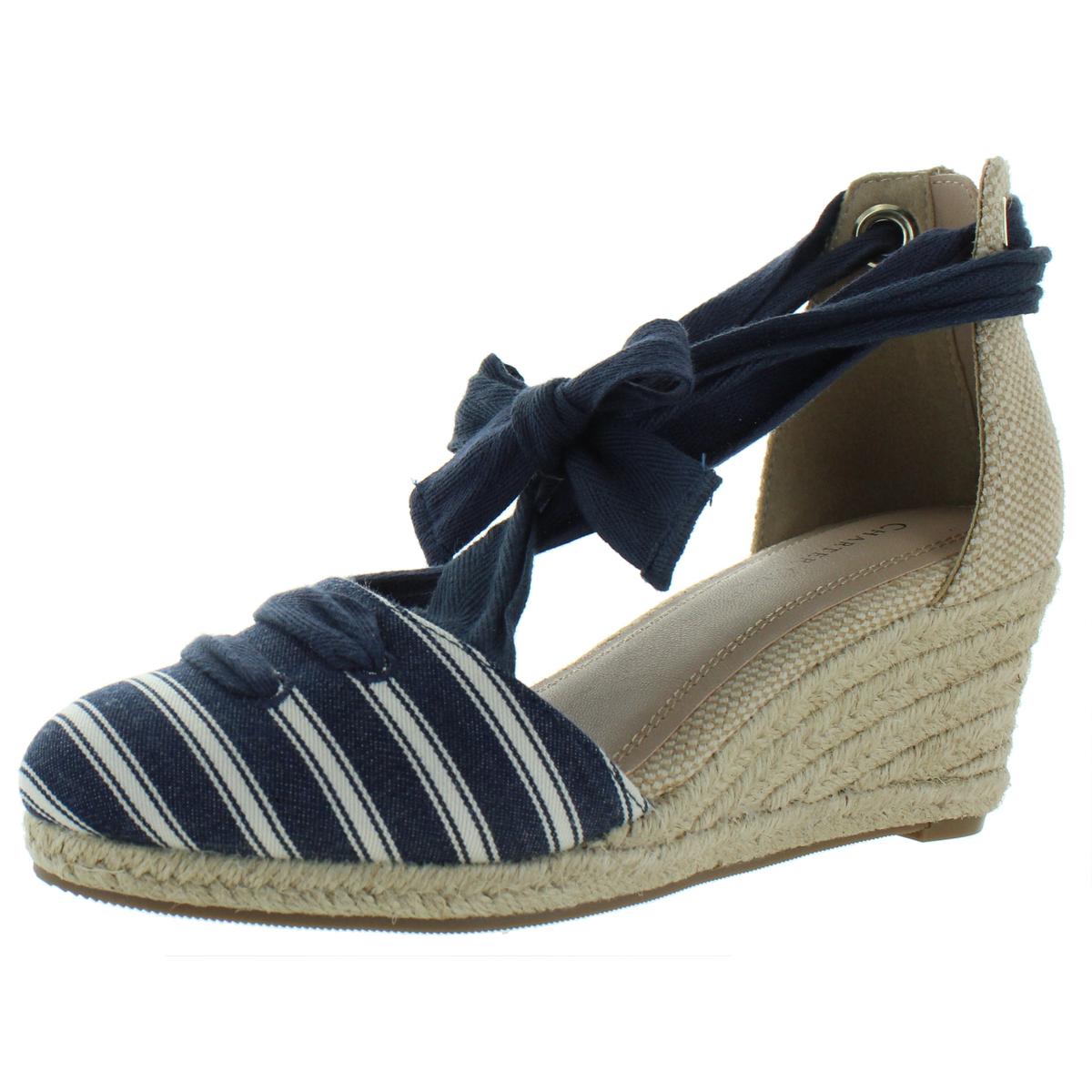 womens navy wedge sandals