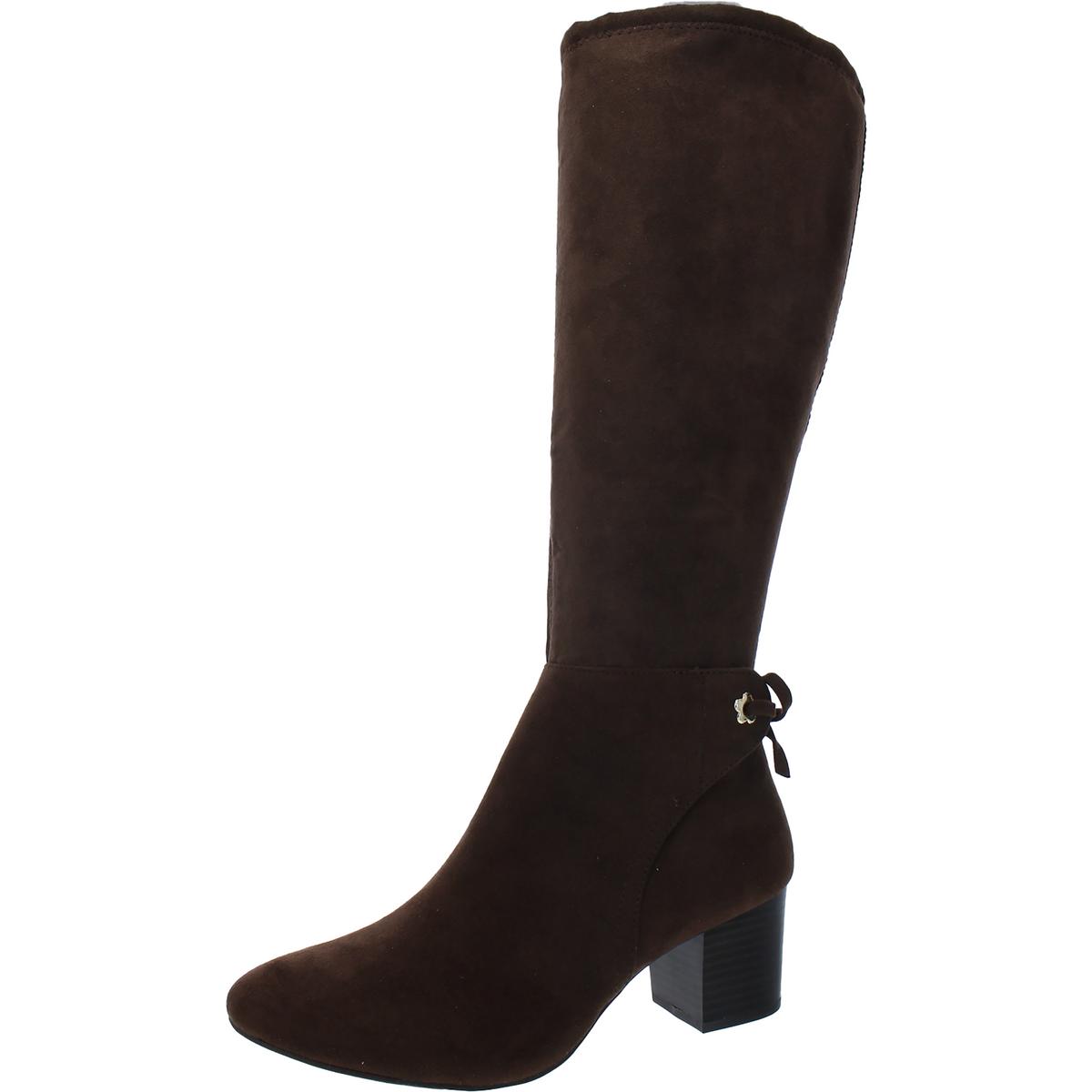 Charter Club Womens Jaccque Block Heel Almond Toe Mid-Calf Boots Shoes BHFO 2782 - Picture 10 of 12