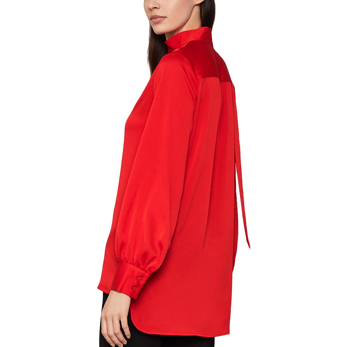 womens tie neck top