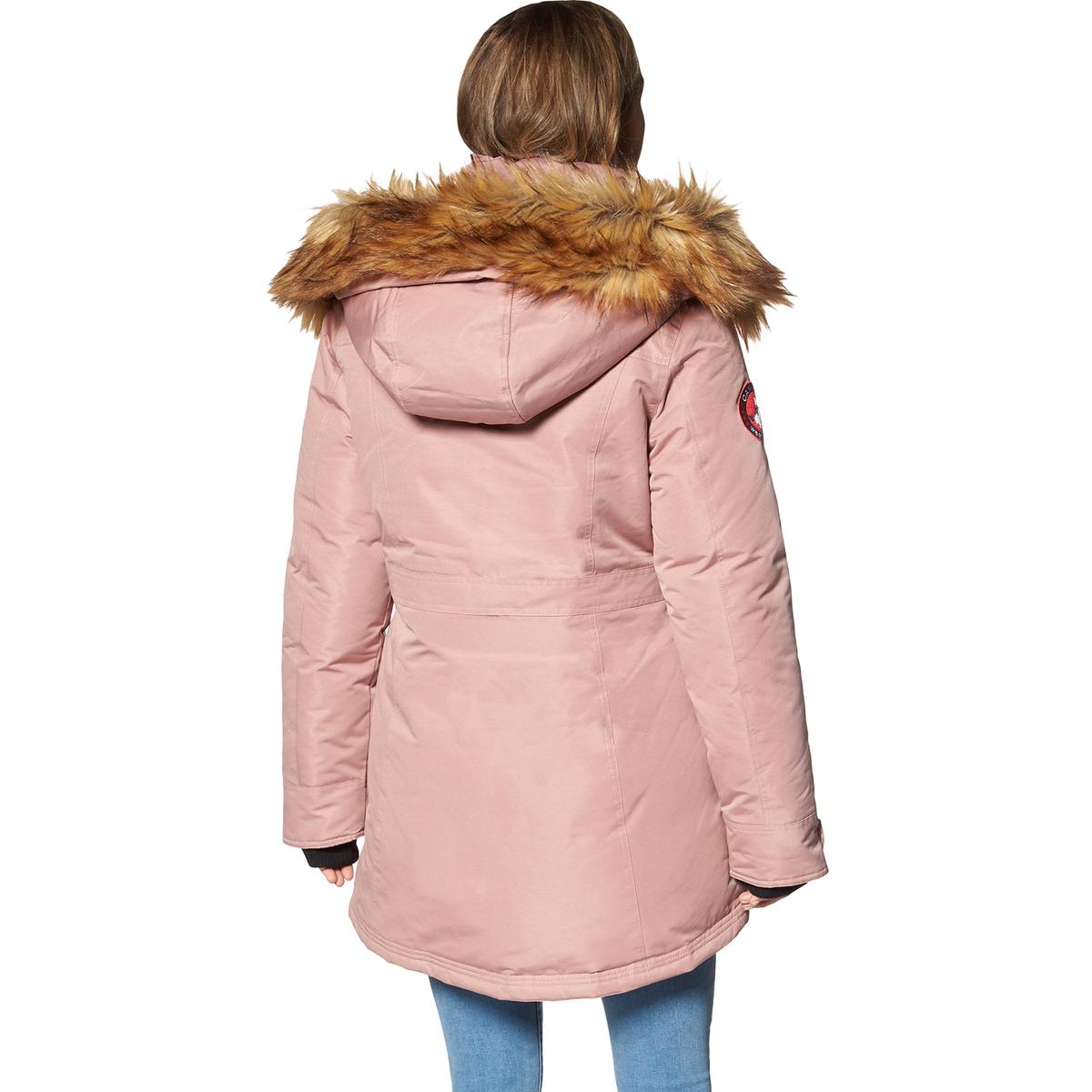 Canada Weather Gear Parka Coat for WomenInsulated Faux Fur Hooded