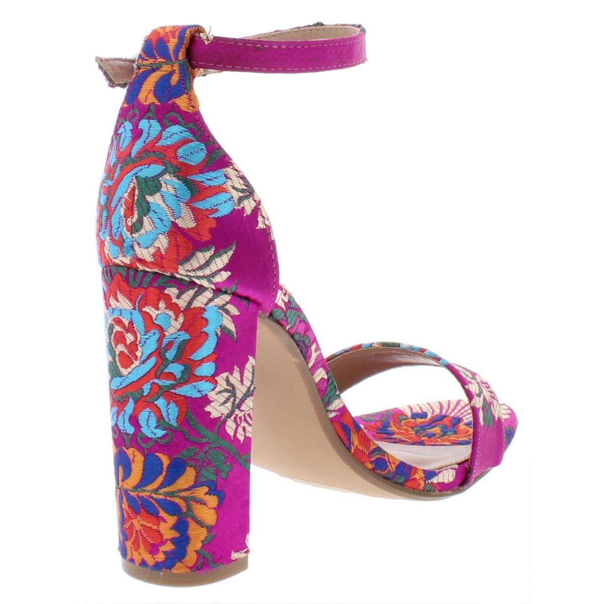 Steve Madden Womens Carrson Purple Dress Sandals Shoes 7 Medium (B,M