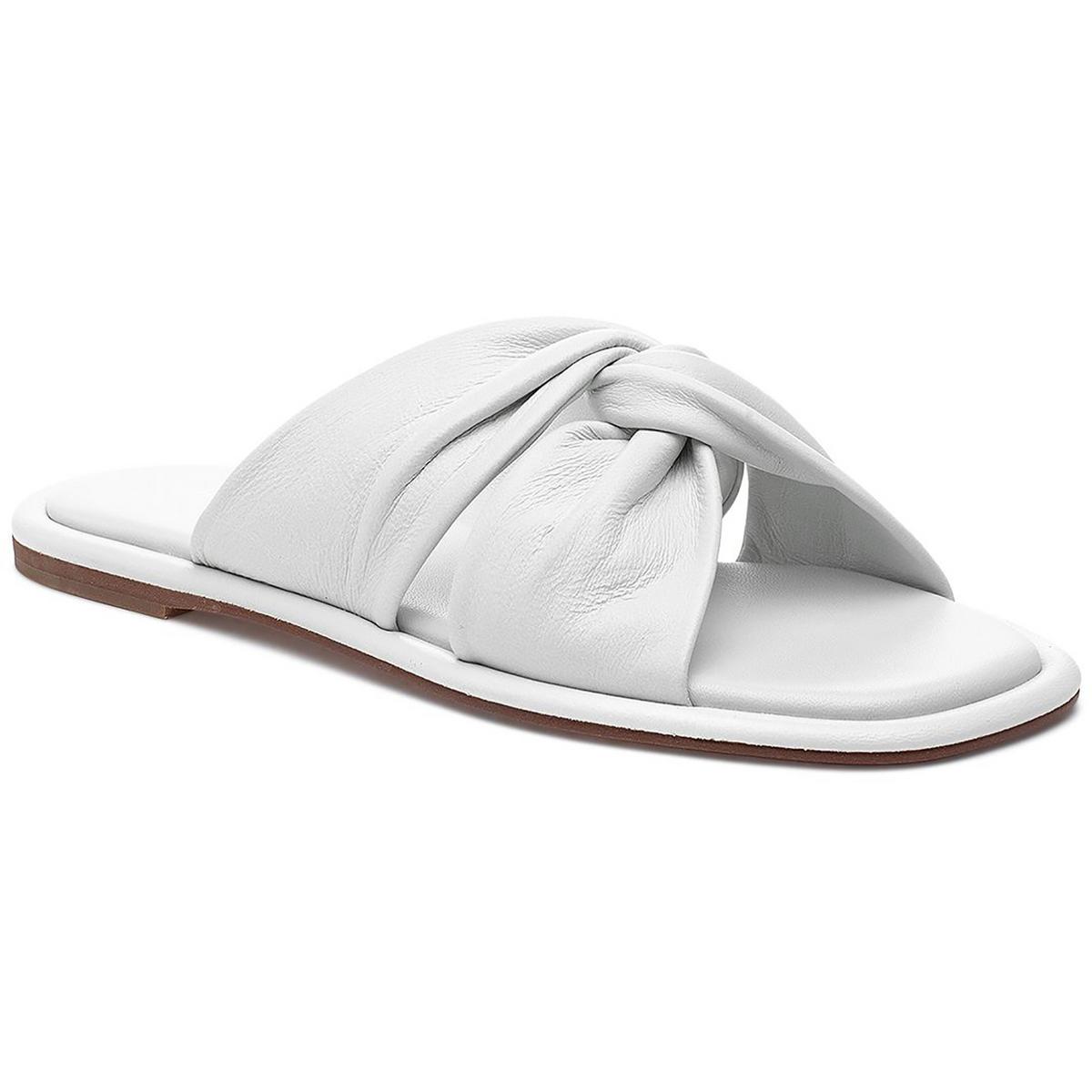 J/Slides Womens Yaya Leather Slip On Open Toe Slide Sandals Shoes BHFO 6126 - Picture 6 of 6