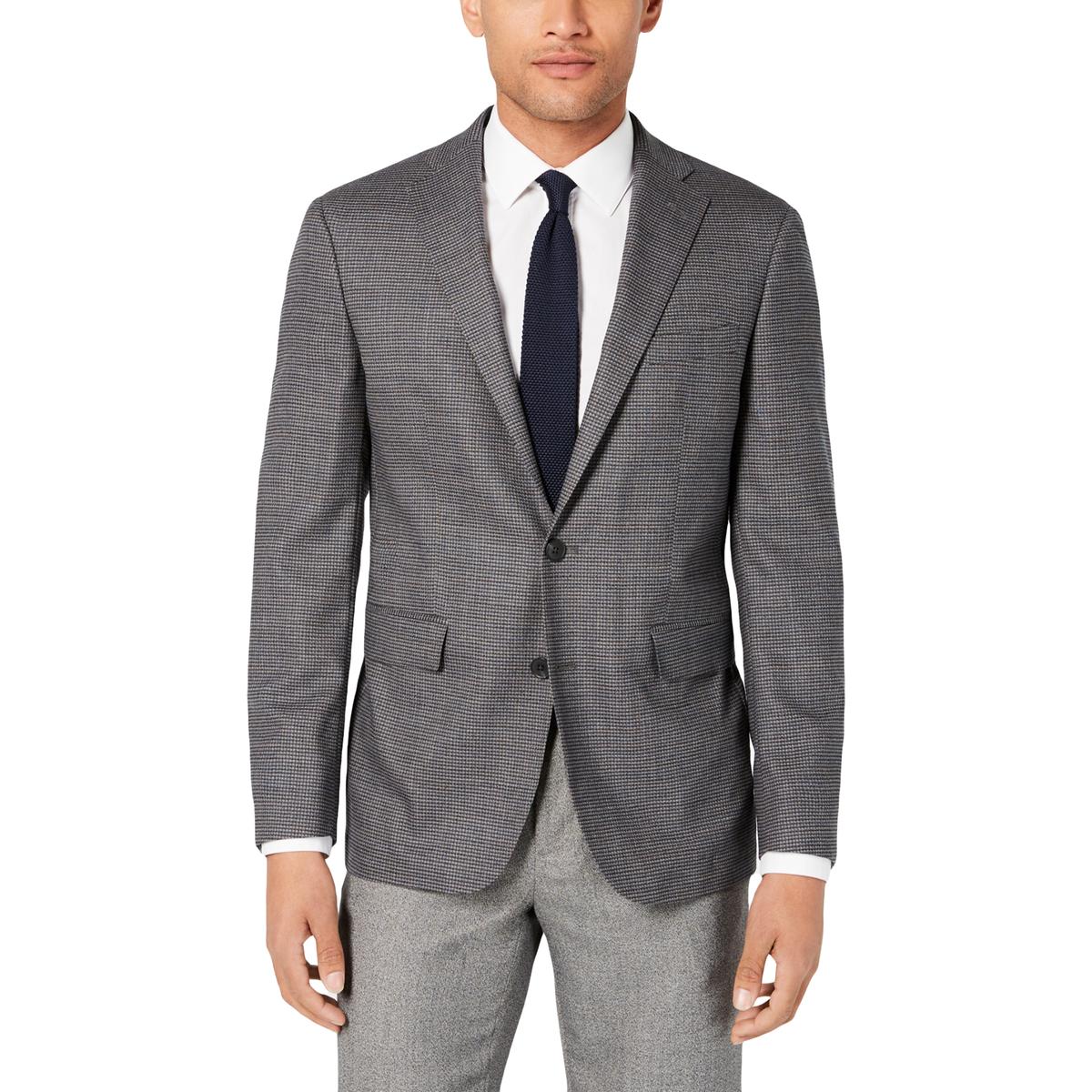 Cole Haan Mens Gray Wool Blend Suit Separate Blazer Sportcoat 48R BHFO ...