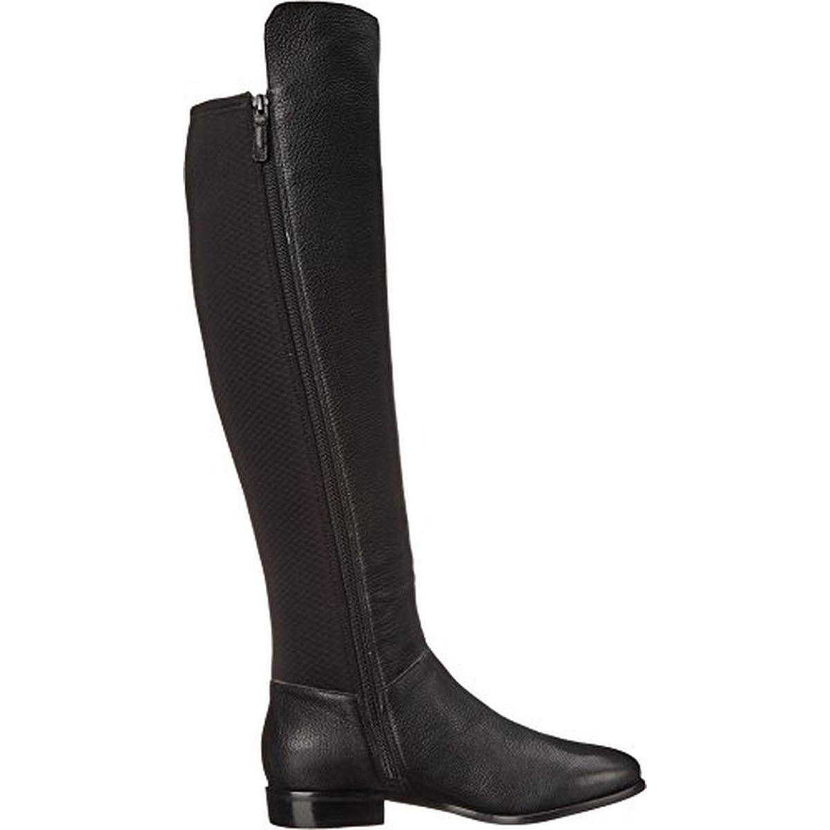 Cole Haan Womens Dutchess Black Over-The-Knee Boots 9.5 Medium (B,M ...