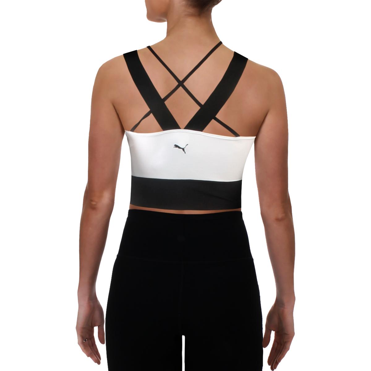 Puma Womens Chase B/W Fitness Workout Activewear Crop Top Athletic L BHFO 8078 192339281318 eBay
