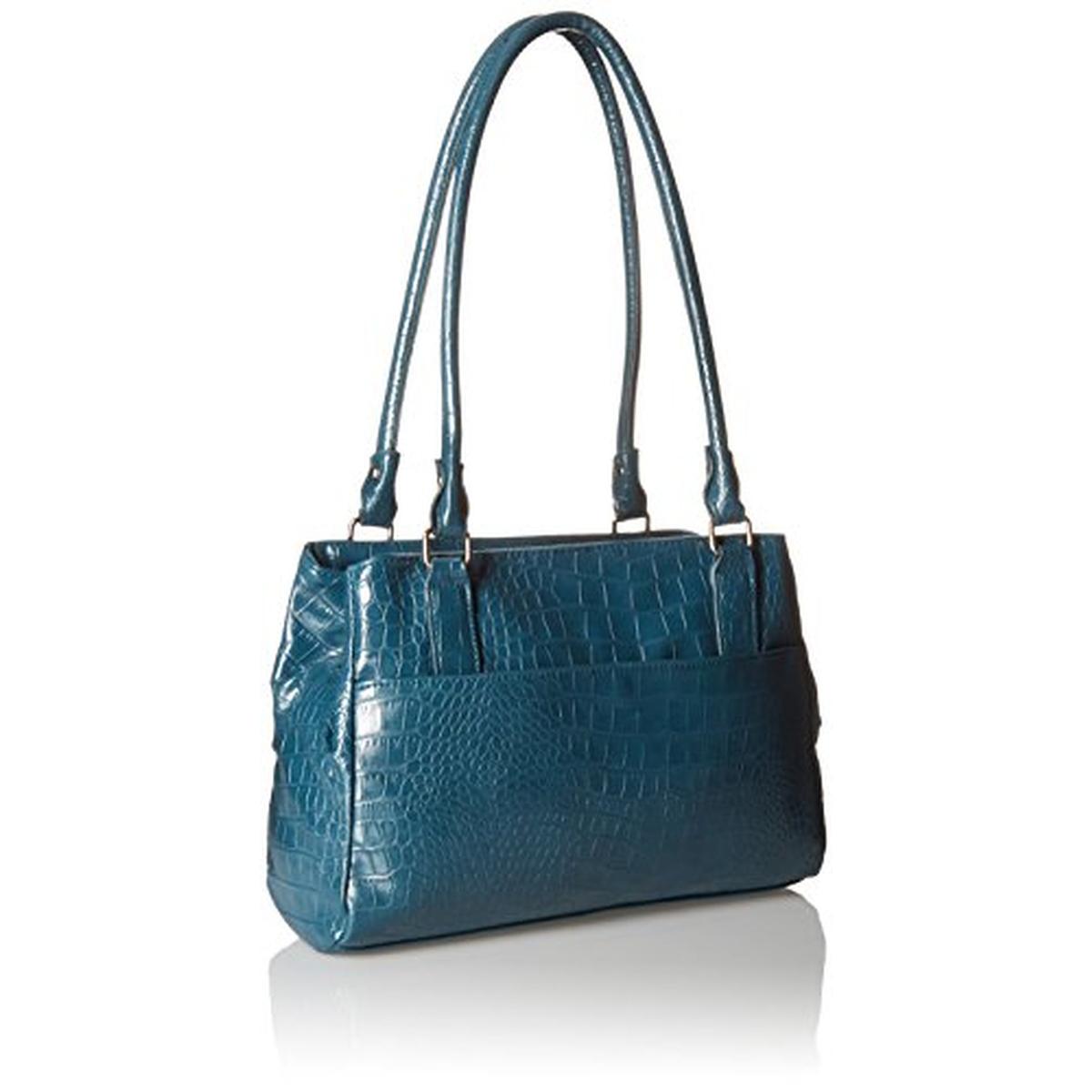 Rosetti 7849 Womens Multiplex Farrah Croco Satchel Handbag Purse BHFO ...