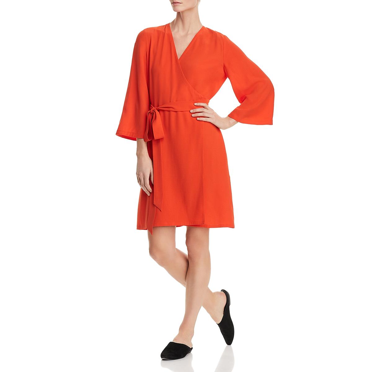 eileen fisher orange dress