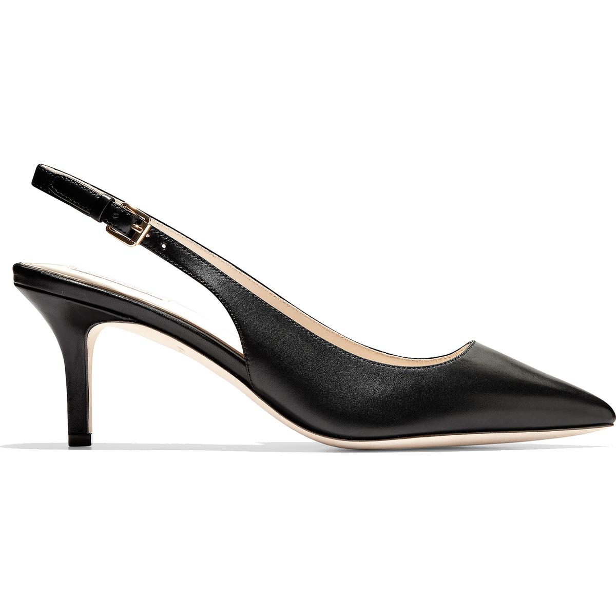 Cole Haan Womens Vesta Black Slingback Heels Shoes 8 Medium (B,M) BHFO ...